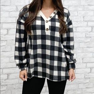 Buffalo Plaid Top